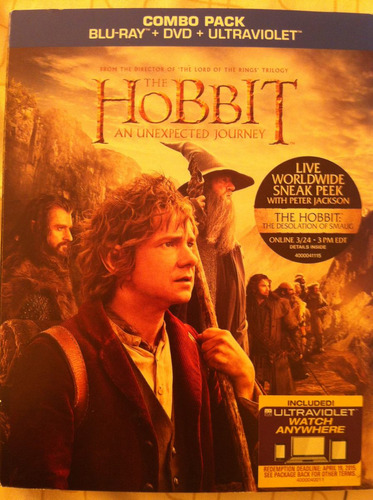 Pelicula Blu Ray Hobbit