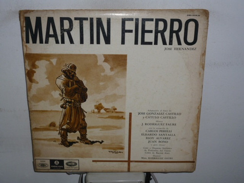 Martin Fierro Rodriguez Faure Vinilo Triple Promo Argentino