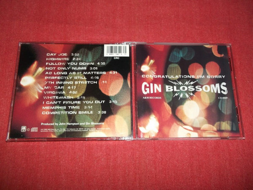 Gin Blossoms - Congratulations I´m Sorry Cd Imp 1996 Mdisk