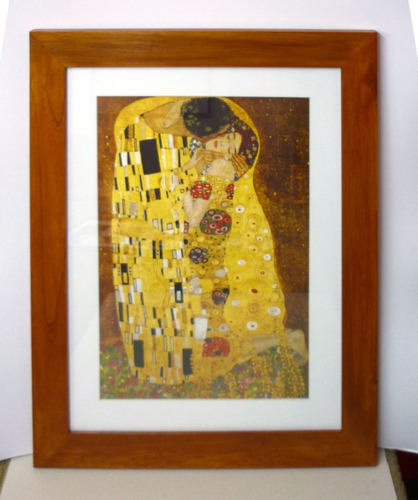 Cuadro De Gustav Klimt El Beso