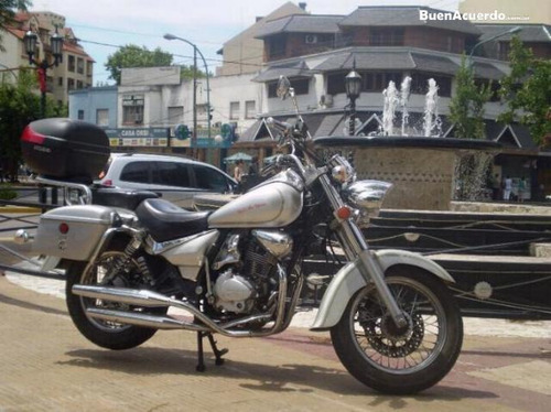Juego De Cacha Lateral Motomel Custom 200 Gris - Dos Ruedas