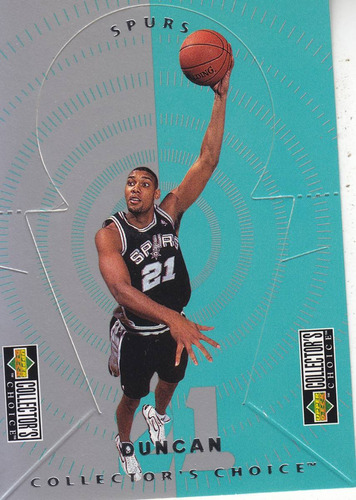 1997-98 Collector's Choice Mini Tim Duncan Spurs Rookie