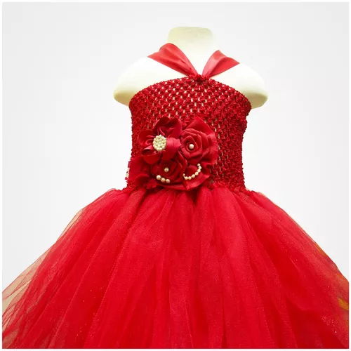 Tutu Para Niña Color Rojo Talla 2 A Años Oferta | Envío gratis