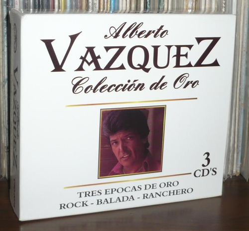 Alberto Vazquez Album De 3 Cd Rock Balada Ranchero