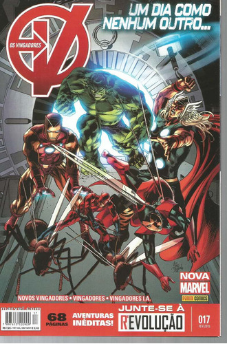 Os Vingadores 17 Nova Marvel - Panini - Bonellihq Cx73 G19