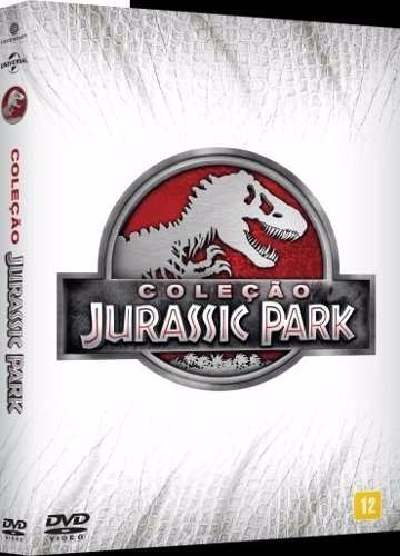 Box Dvd Quadrilogia Jurassic Park + Jurassic World Novo