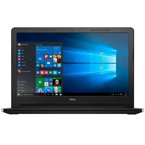 Notebook Dell Intel 15.6'  500gb Win10 Bt 12 Pagos S/r Loi