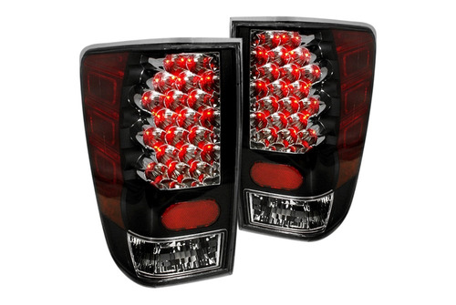 Calaveras Led Negras Para Nissan Titan 2004 - 2015