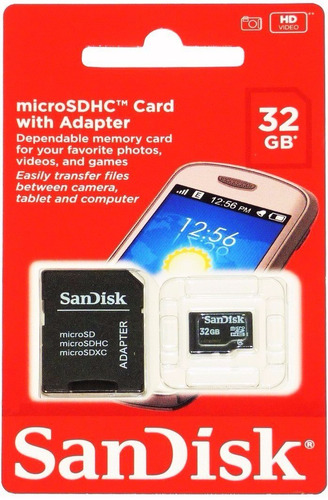 Cartão Memória Micro Sd 32gb Classe 4 Original