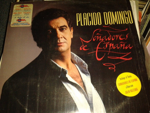 Disco Acetato De Placido Domingo, Soñadores De España