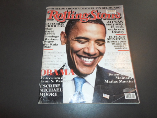 Rolling Stone 126 Obama Spinetta Jonas Brothers Katy Perry