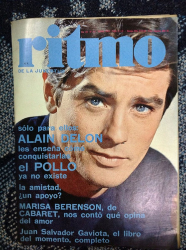 Revista Ritmo Alain Delon Nº447, Abr 1974  Palmenia Pollo