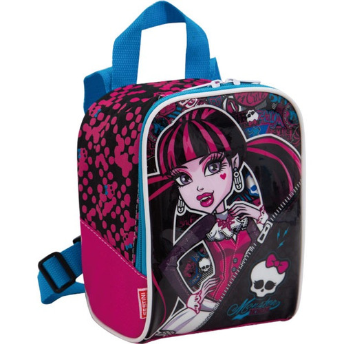 Lancheira Termica C/garrafa Monster High 15m Preto Sestini