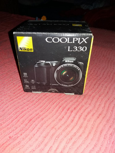 Cámara Nikon Coolpix L33p+estuche Vanduard +cargador De Pila