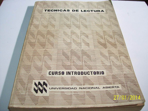 Libro:tecnica De Lectura Modulo Ii-una