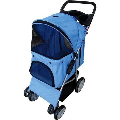 Carrinho De Passeio Para Cachorro Modelo Pet Deluxe