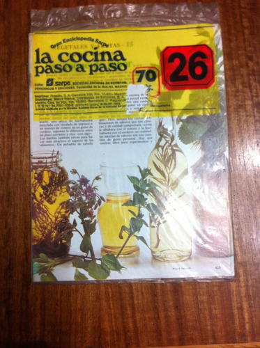 Enciclopedia Sarpe La Cocina Paso A Paso Fasciculo Nº 26