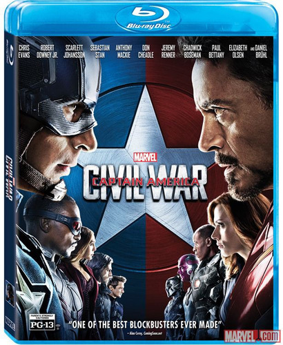 Capitan America Civil War En Blu-ray Original