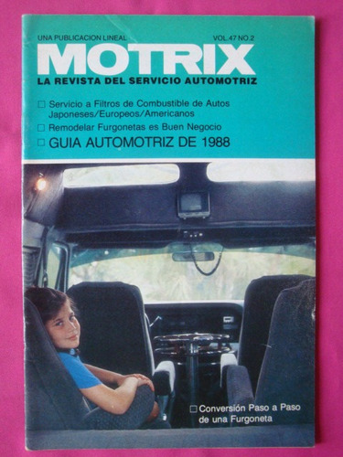 Revista Motrix Vol 47 Nº 2 1988 - Guia Automotriz 1988