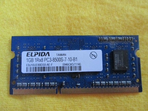 Memoria Notebook 1gb Ddr3