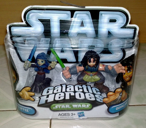 Star Wars 2010 Galactic Heroes Quinlan Vos & Barriss Offee