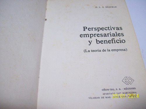 Libro:perspectivas Empresariales Y Beneficio-schakcle