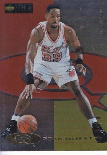 1997-98 Collector's Choice Starquest Alonzo Mourning Heat