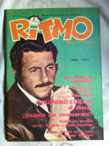 Revista Ritmo  Jorge Lavat   Nº Nº 421,oct 1973  Marisol