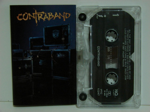 Contraband Contraband Cassette 1991 Ed Usa
