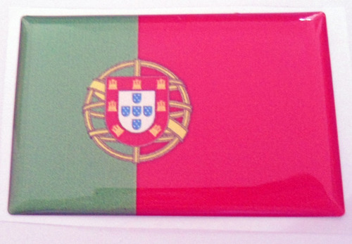 Bandeiras Adesivas Resinadas País Portugal +brinde