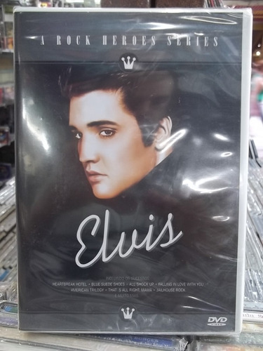 Elvis Presley Rock Heroes Series Dvd Original Novo Lacrado