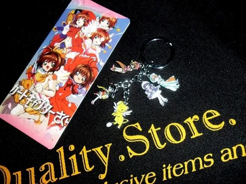 Llavero 5 Dijes Personajes Sakura Card Captor Kero