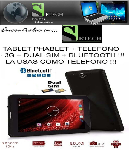Tablet 7 Android 3g Wifi 16gb Quad Core 2 Camaras