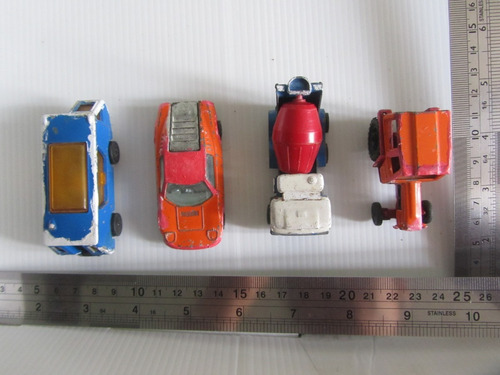 Lote Corgi Juniors X 4 Ford Gt 70 Camper Tractor Mezclador D