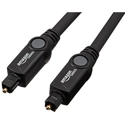 Amazonbasics De Audio Óptico Digital Toslink Cable - 6 Pies 