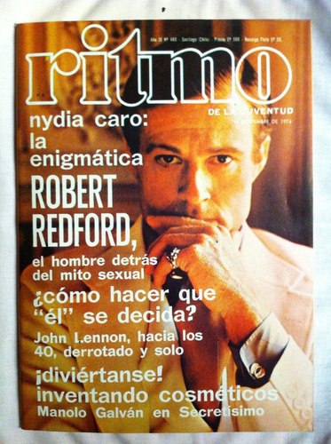 Revista Ritmo Robert Redford Nº480 Nov 74 Camilo Lennon Caro