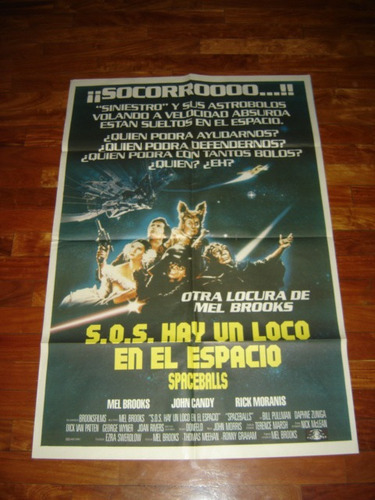 Afiche De Cine Sos Hay Un Loco En El Espacio Mel Brooks