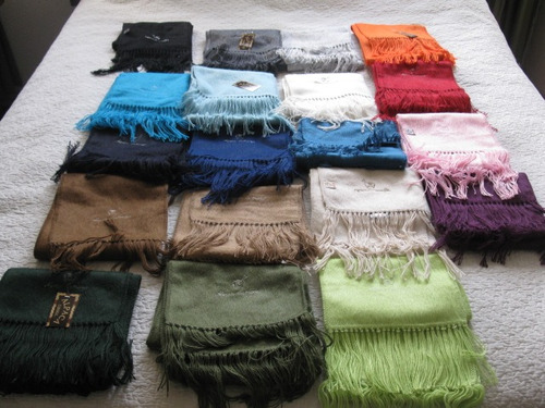 Preciosas Bufandas Alpaca ( Unisex ) Ideal Regalo