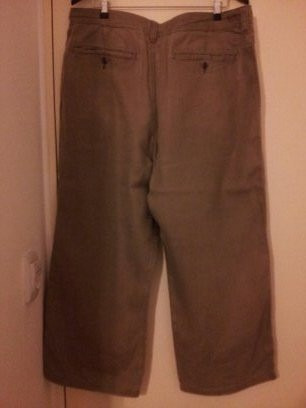 Pantalon Importado Old Navy Lino 100% Marron Claro (Usado)