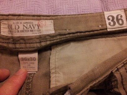 Pantalon Importado Old Navy Lino 100% Marron Claro (Usado)
