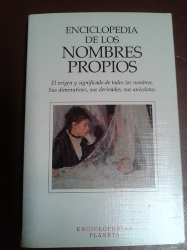 Enciclopedia De Los Nombres Propios (Usado)