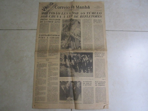 Jornal Varig Leitura De Bordo, Vasco X Botafogo 1968