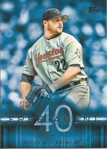 Barajita Roger Clemens Free Agent 40 Topps 2015 #f40-14