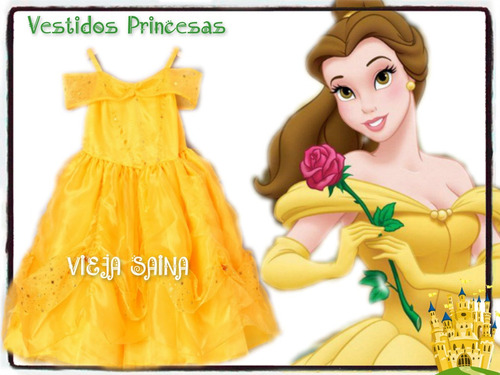 Disfraz  Infantiles Princesas, Rapunzel, Bella, Aurora