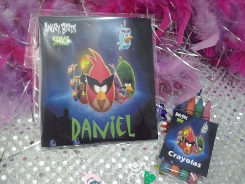 12 Invitacion Angry Birds Space Para Colorear