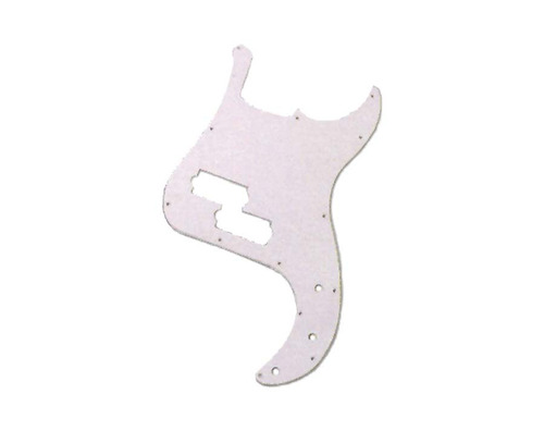 Imagem 1 de 4 de Escudo Branco 3 Camadas P/ Baixo Modelo Fender Precision