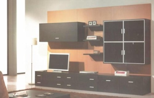 Modulo Mesa Lcd Led Dvd Vajillero Repisa Colgante Estantes.