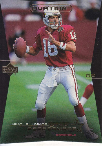 1999 Upper Deck Ovation Star Performers Jake Plummer Qb Card