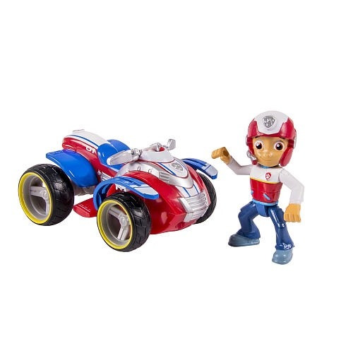 Paw Patrol Moto Ryder Rescate Patrulla De Cachorros