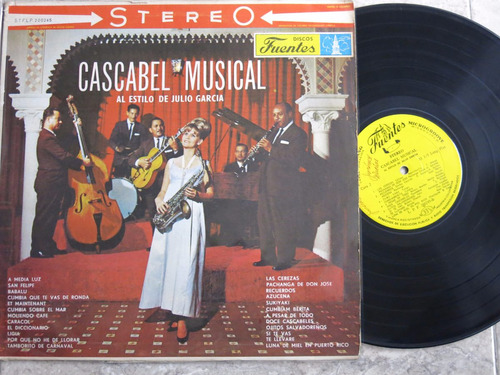 Vinyl Vinilo Lp Acetato Cascabel Musical Julio Garcia Cumbia